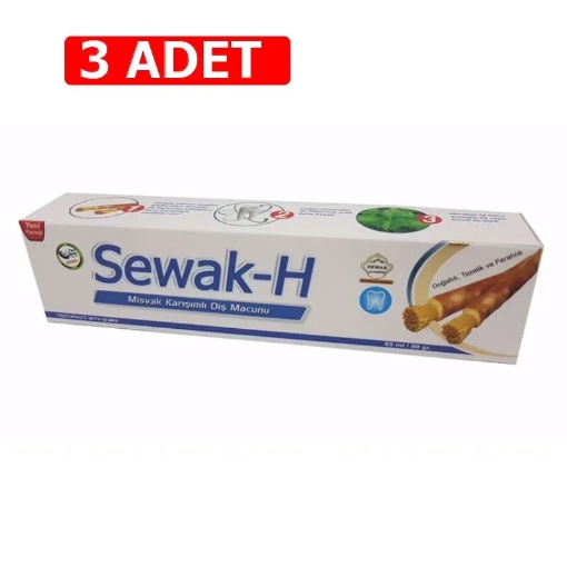 [Kampanya] Sewak Misvaklı Diş Macunu 80 Gr  (3 Adet) resmi