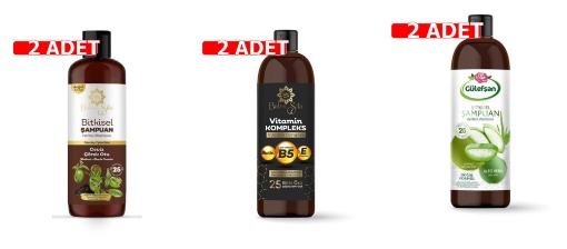 [Kampanya] Babı Şifa Bitkisel Vitamin Kompleks Şampuan 400 Ml  (2 Adet) + Gülefşan Bitkisel Aloe Vera Şampuan 400 Ml  (2 Adet) + Babı Şifa Bitkisel Şampuan Ceviz Çörekotu 400 Ml  (2 Adet) resmi