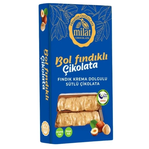 Milat Premium Fındık Krema Dolgu Çikolata 60 Gr resmi