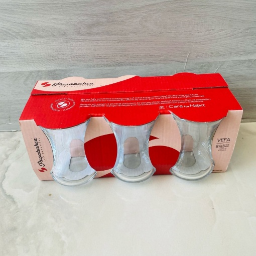 Paşabahçe Vefa İnce Belli Çay Bardak (6'lı Paket) resmi