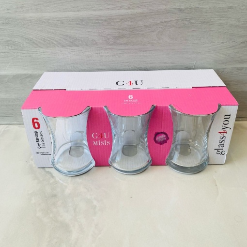 Paşabahçe Misis Çay Bardak (6'lı Paket) resmi