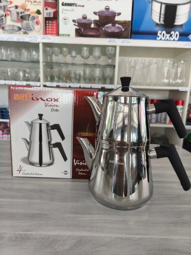 Safinox Vision Orta Boy Çaydanlık (20 Bardak) resmi