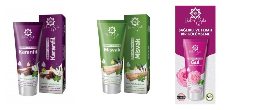 [Kampanya] Babı Şifa Bitkisel Diş Macunu Gül 140 Gr  + Babı Şifa Bitkisel Diş Macunu Misvaklı 140 Gr  + Babı Şifa Bitkisel Diş Macunu Karanfilli 140 Gr resmi