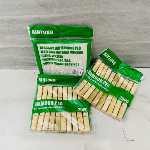 Ahşap Mandal (20'li Paket) resmi