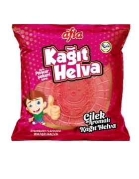 Afia Kâğıt Helva Çilek Aromalı 45 Gr için ayrıntıları göster Afia Kâğıt Helva Çilek Aromalı 45 Gr resmi