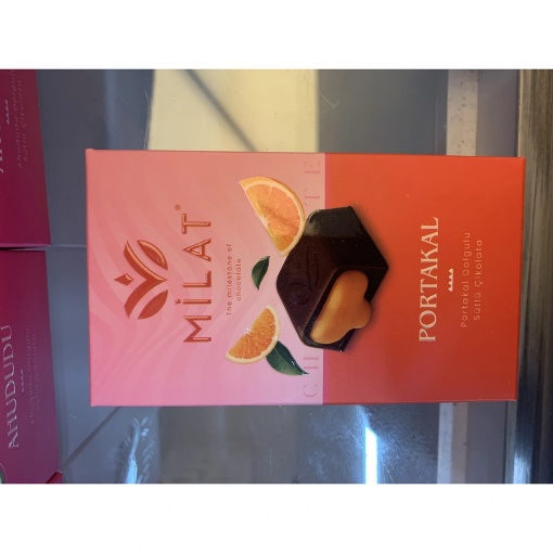 Milat Portakal Dolgulu Sütlü Çikolata 60 Gr resmi