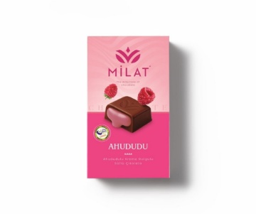Milat Ahududu Dolgulu Sütlü Çikolata 60 Gr için ayrıntıları göster Milat Ahududu Dolgulu Sütlü Çikolata 60 Gr resmi