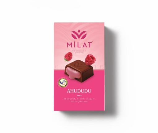 Milat Ahududu Dolgulu Sütlü Çikolata 60 Gr resmi
