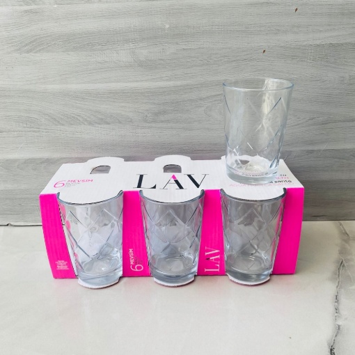 Lav Mevsim Su Bardak (6'lı Paket) resmi