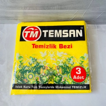 Temsan 3'lü Temizlik Bezi için ayrıntıları göster Temsan 3'lü Temizlik Bezi resmi
