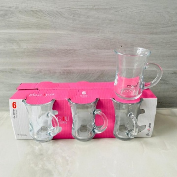 Paşabahçe Lina Kulplu Çay Bardak (6'lı Paket) için ayrıntıları göster Paşabahçe Lina Kulplu Çay Bardak (6'lı Paket) resmi