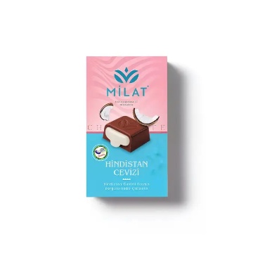 Milat Hindistan Cevizi Dolgulu Sütlü Çikolata 60 Gr için ayrıntıları göster Milat Hindistan Cevizi Dolgulu Sütlü Çikolata 60 Gr resmi