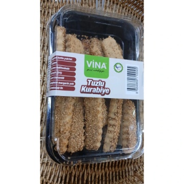 Vipnatural Susamlı Çubuklu Tuzlu Kurabiye 300 Gr için ayrıntıları göster Vipnatural Susamlı Çubuklu Tuzlu Kurabiye 300 Gr resmi