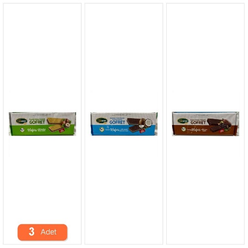 [Kampanya] 5 Al 4 Öde - Tatarası Gofret Karma Paket (5 Adet) resmi