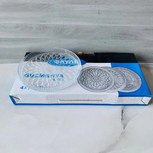 Rayan Guzmanya Pasta Tabağı (4'lü Paket) resmi