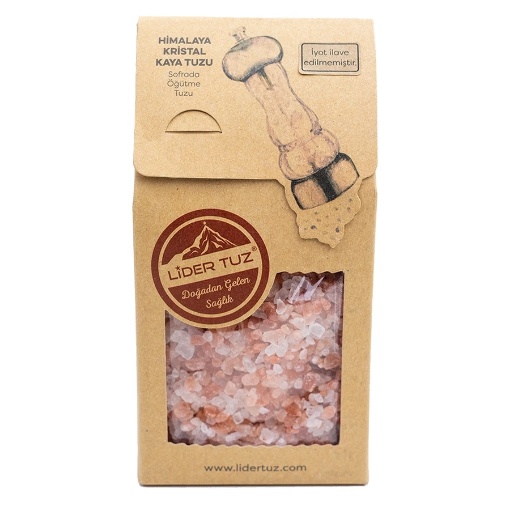 Lider Himalaya Kristal Kaya Tuzu Sofrada Öğütme 500 Gr resmi