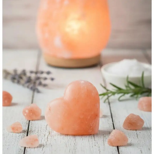Lider Tuz Himalaya Sabunu Kalıp Tuz Kalp resmi