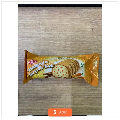 [Kampanya] 5 Al 4 Öde - Afia Havuçlu Tarçınlı Kek 40 Gr (5 Adet) resmi