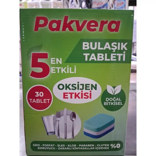 Pakvera Bulaşık Tableti (30'lu Paket) resmi