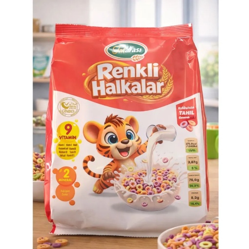 Tatarası Kahvaltılık Renkli Halkalar 300 Gr resmi