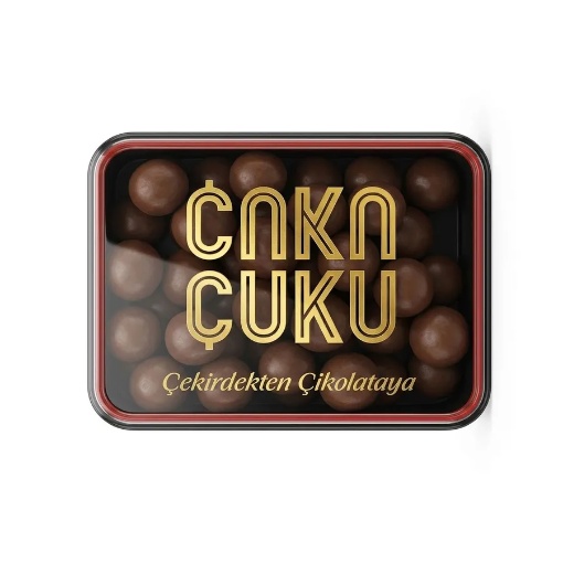 Çuku Çuku Bitter Fındık Draje Metal Kutu 125 Gr resmi