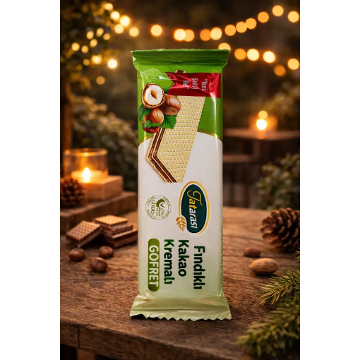 Tatarası Fındık Kakao Kremalı Gofret 35 Gr resmi