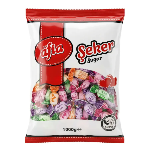 Afia Meyve Dolgulu Yumuşak Şeker 500 Gr resmi