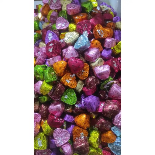 Milat Meyve Dolgulu Karışık Kalp Çikolata 200 Gr resmi