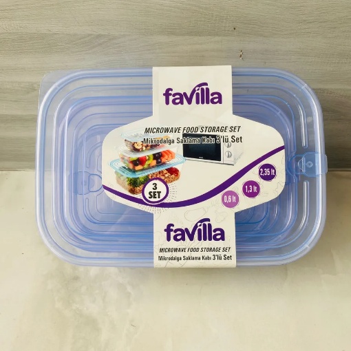 Favilla 3'lü Saklama Kabı resmi