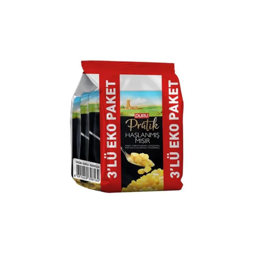 Duru Haşlanmış Mısır (3'lü Paket) resmi