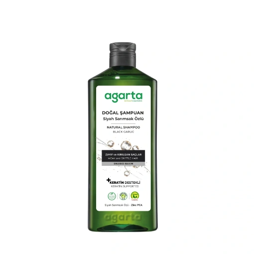 Agarta Saç Dökülmelerine Karşı Siyah Sarımsak Özlü Şampuan 400 Ml resmi