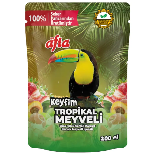 Afia Keyfim Tropikal Meyveli İçeceği 200 Ml resmi