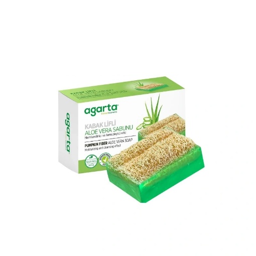 Agarta Kabak Lifli Aloe Vera Sabunu 125 Gr resmi
