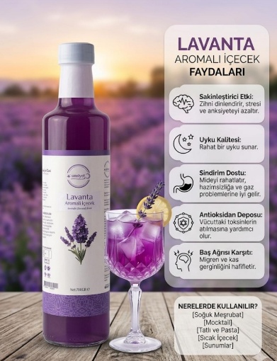 Ünsiyet Lavanta Aromalı İçecek 700 Gr resmi