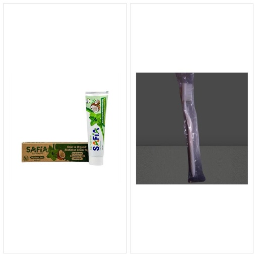 [Kampanya] Safia Organik Nanel + Hindistan Cevizi Diş Macunu 100 Ml + Spumy Tekli Diş Fırçası (Orta Sert) Kapaklı resmi
