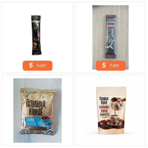 [Kampanya] İstanbul Kahve Gold Kahve Tekli Paket (5 Adet) + İstanbul Kahve Klasik Kahve 2 Gr (5 Adet) + İstanbul Kahve Türk Kahvesi 100 Gr + İstanbul Kahve Osmanlı Dibek Kahvesi 200 Gr resmi