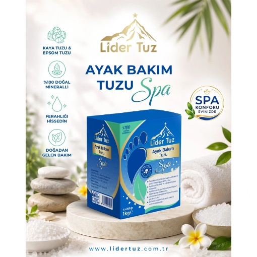 Lider Ayak Bakım Tuzu Spa 1 Kg (4'lü Paket) resmi