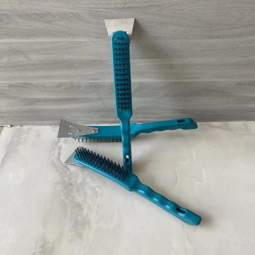 Kazıyıcılı Tel Fırça 28 Cm resmi