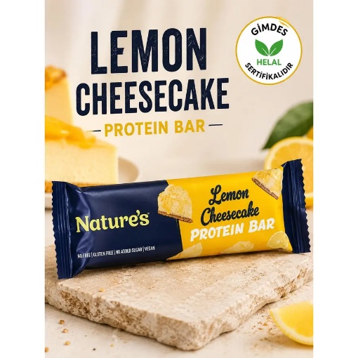 Öğüt Limon Cheesecake Aromalı Hurma Barı 40 Gr resmi