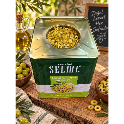 Selme Dilimli Yeşil Zeytin 250 Gr resmi